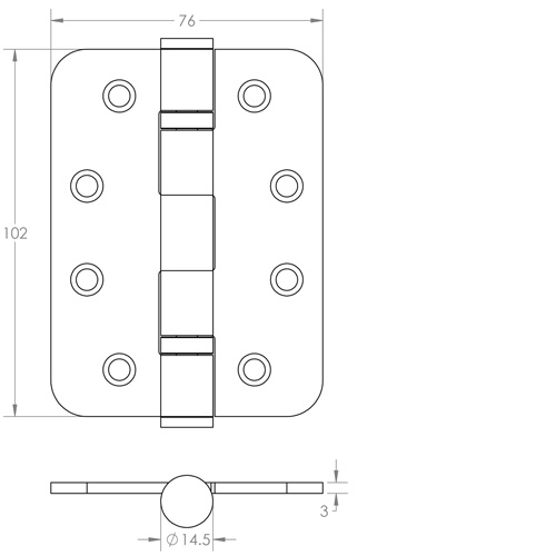 J9500R Technical Drawing