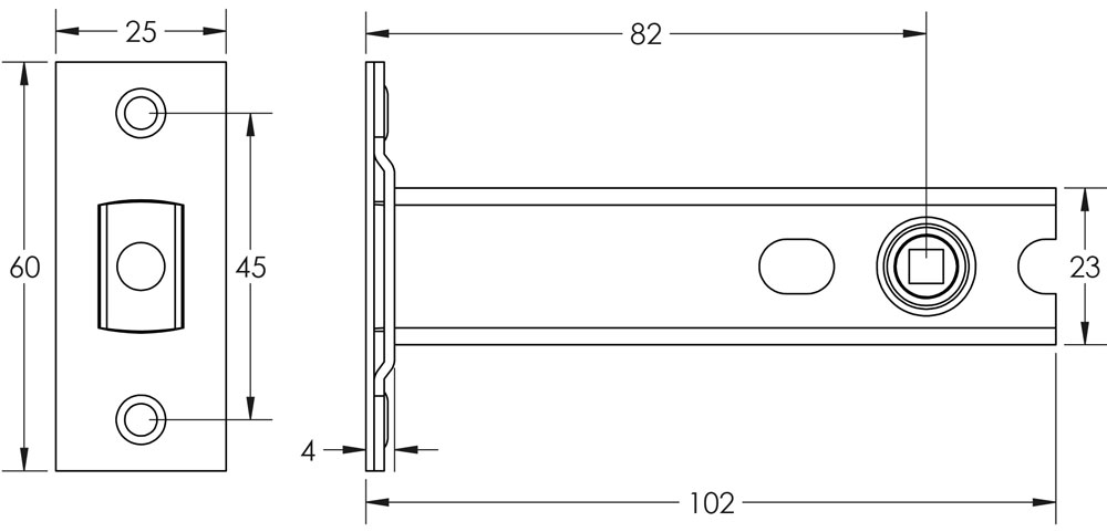 JL-HDB102WEB Technical Drawing