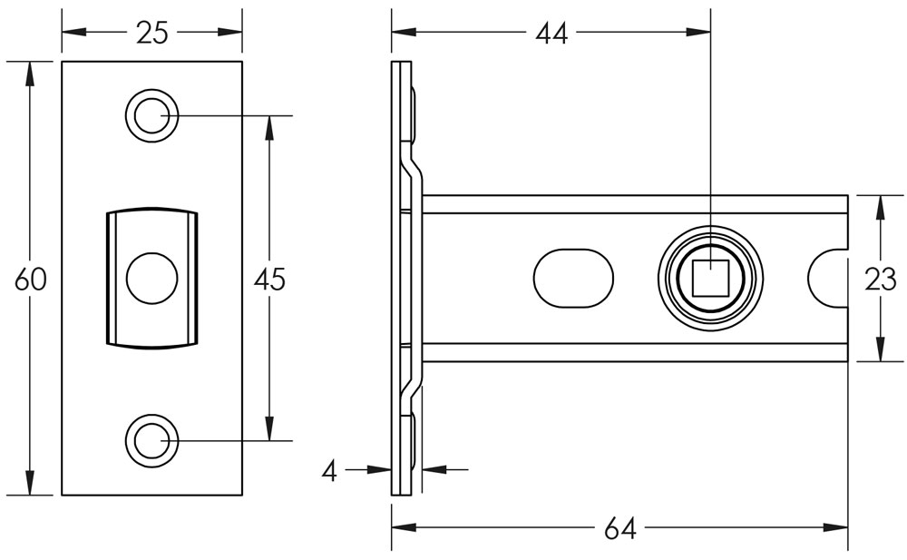 JL-HDB64WEB Technical Drawing