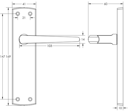 Bray Suite Technical Drawing